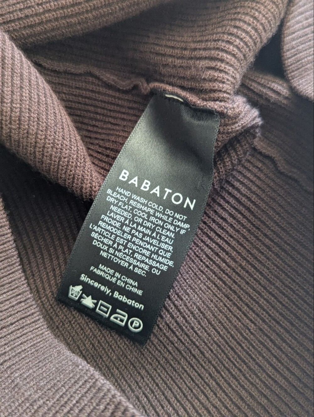 Babaton Emerge Sweater Dress In Coffee Bean Brown - Picture 12 of 13